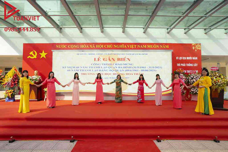 lế gắn biển công trình