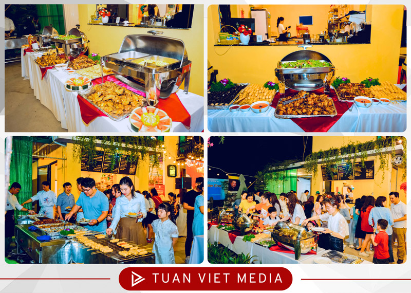 tổ chức tiệc trọn gói tuấn việt media