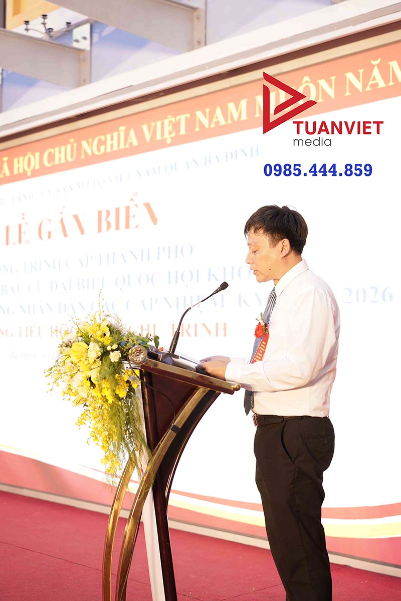 lễ gắn biển công trình
