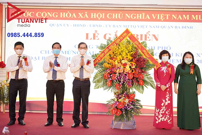 lễ gắn biển công trình