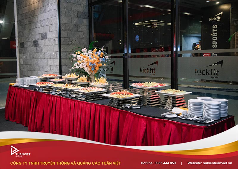 quy trình tổ chức tiệc trà