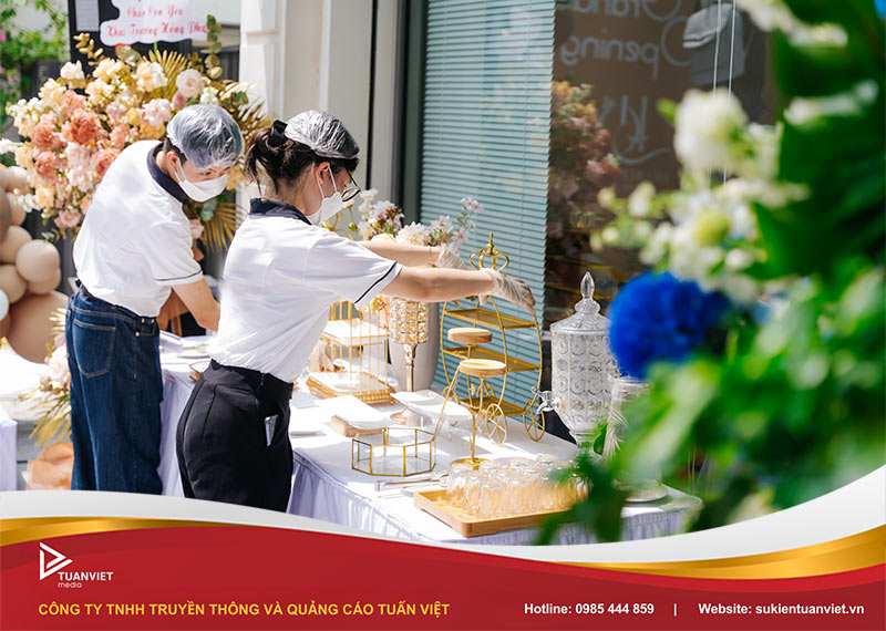 quy trình tổ chức tiệc trà chuẩn