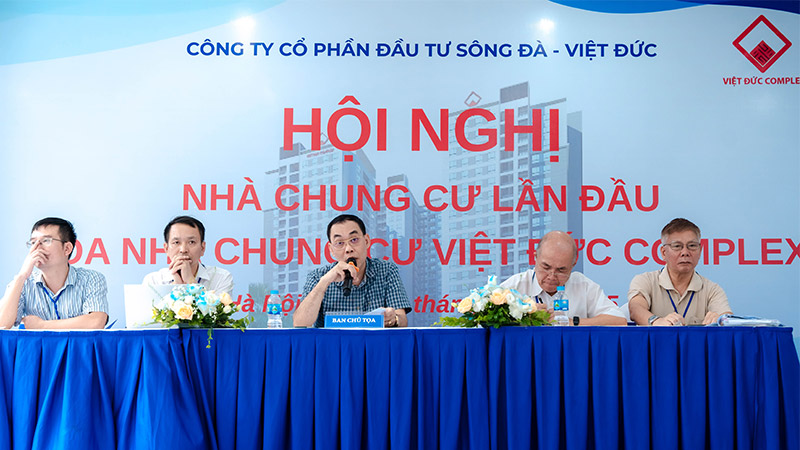 quy trình tổ chức hội nghị nhà chung cư