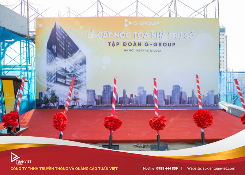 tổ chức lễ cất nóc dự án cần chuẩn bị gì