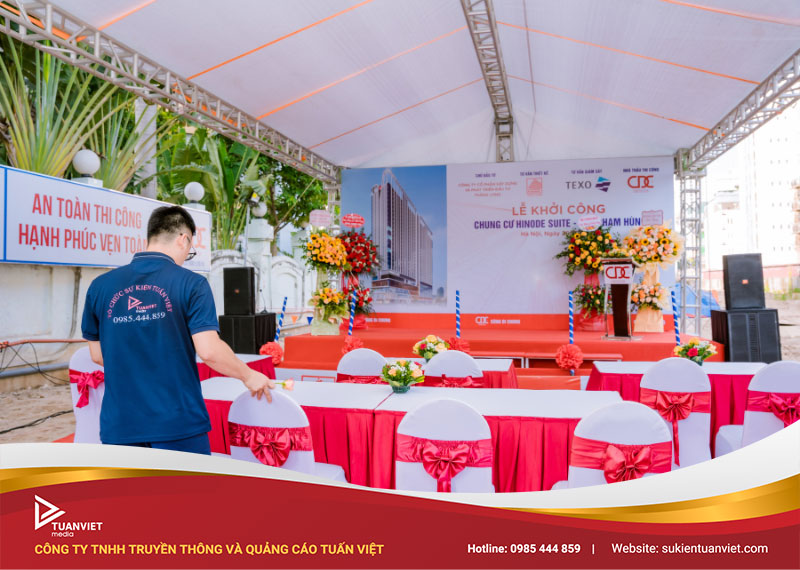 công ty tổ chức lễ cất nóc công trình