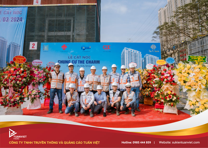 dịch vụ tổ chức lễ cất nóc dự án trọn gói