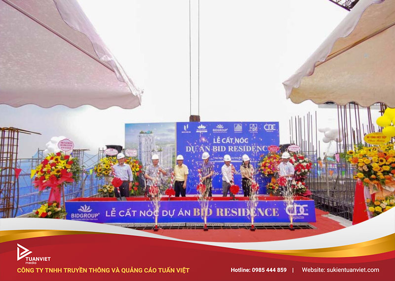 báo giá tổ chức lễ cất nóc