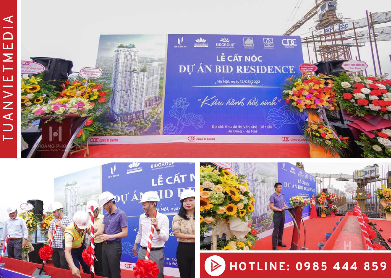 bảng giá tổ chức lễ cất nóc