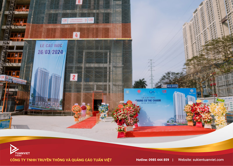 tổ chức lễ cất nóc