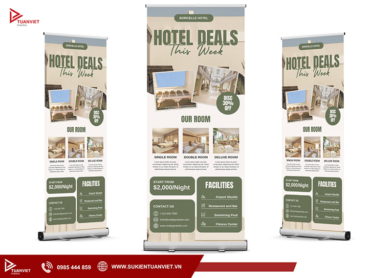 mẫu standee khai trương cửa hàng