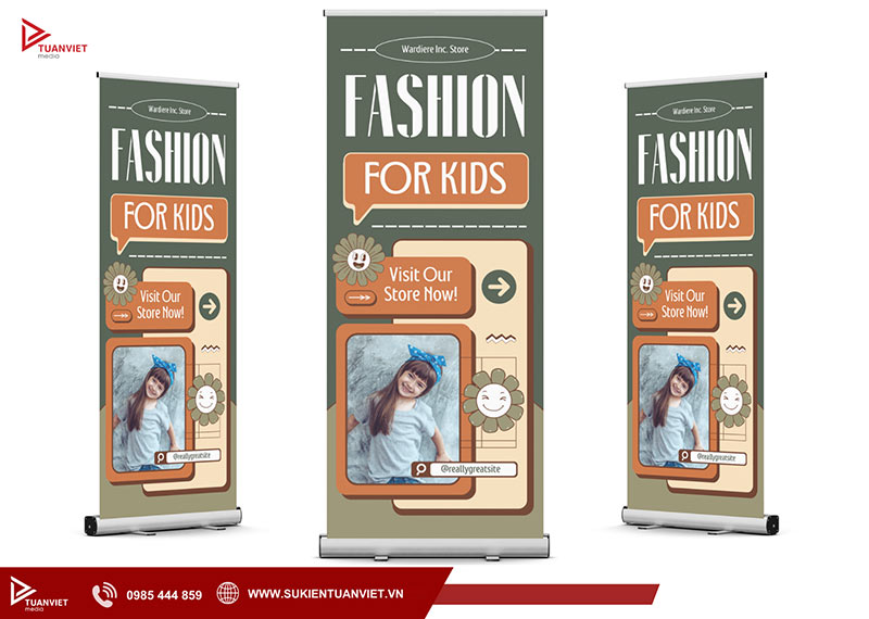 standee khai trương shop quần áo