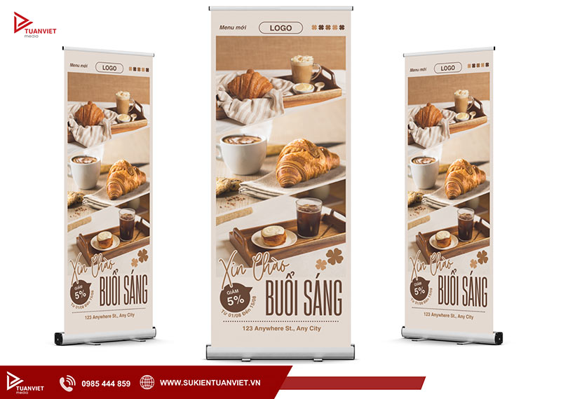 standee khai trương trà sữa