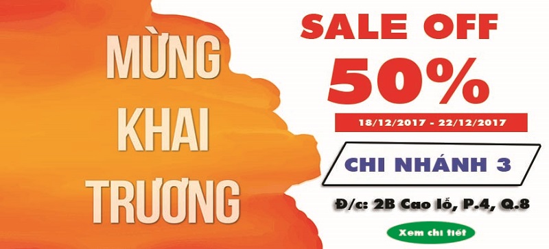 banner khai trương