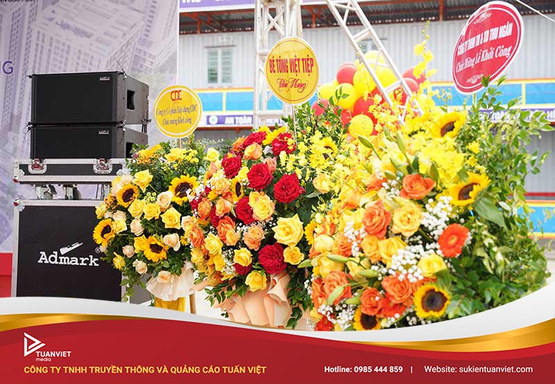chi phí tổ chức lễ khởi công