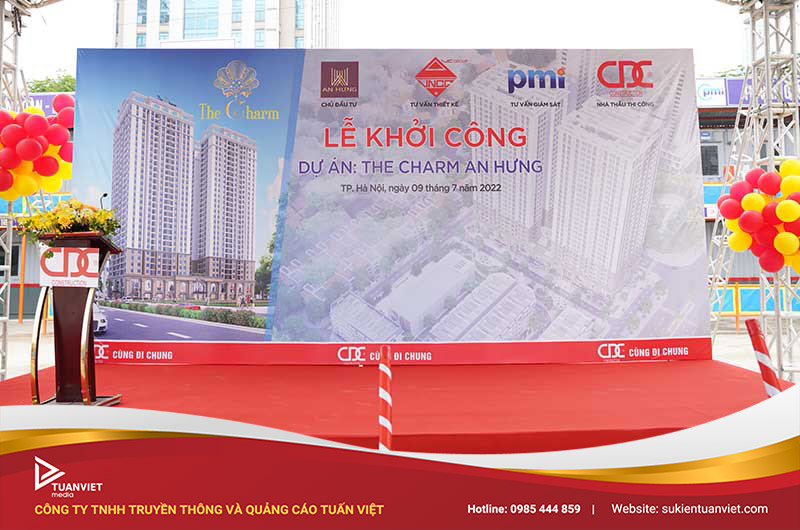 chi phí tổ chức lễ khởi công