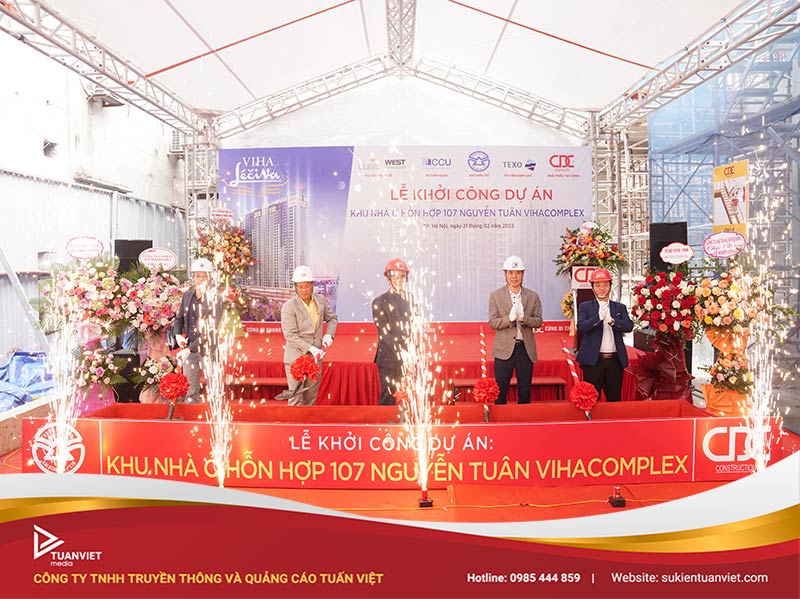 lễ khởi công dự án vihacomplex