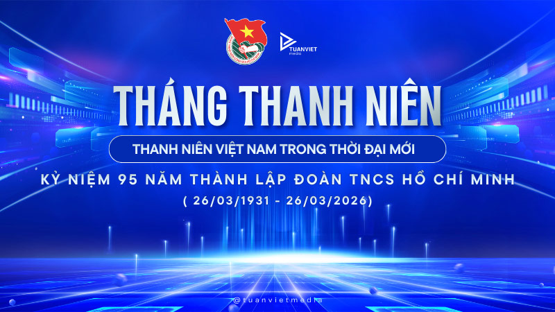 Backdrop lễ kỷ niệm ngày thành lập đoàn