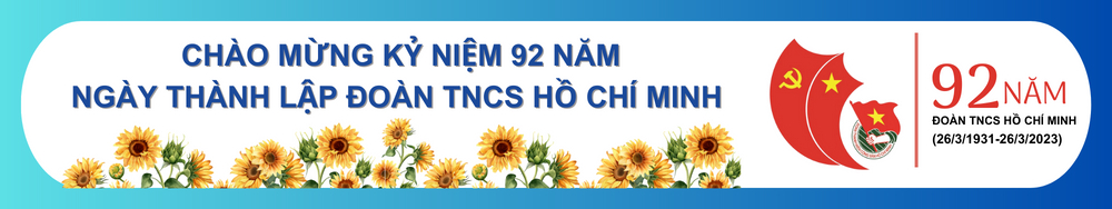Băng rôn chào mừng ngày 26 3