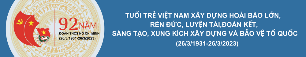 Băng rôn chào mừng ngày 26 3