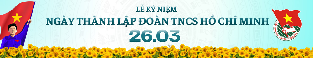 băng rôn lễ kỷ niệm ngày thành lập đoàn