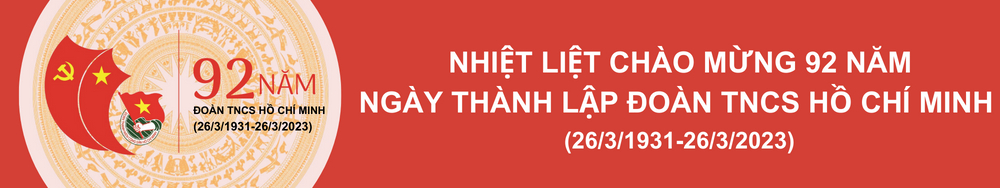 Băng rôn chào mừng ngày 26 3