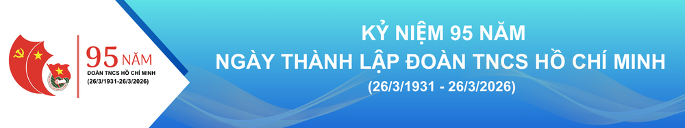 băng rôn kỷ niệm ngày thành lập đoàn