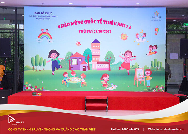 cách trang trí sự kiện 1/6