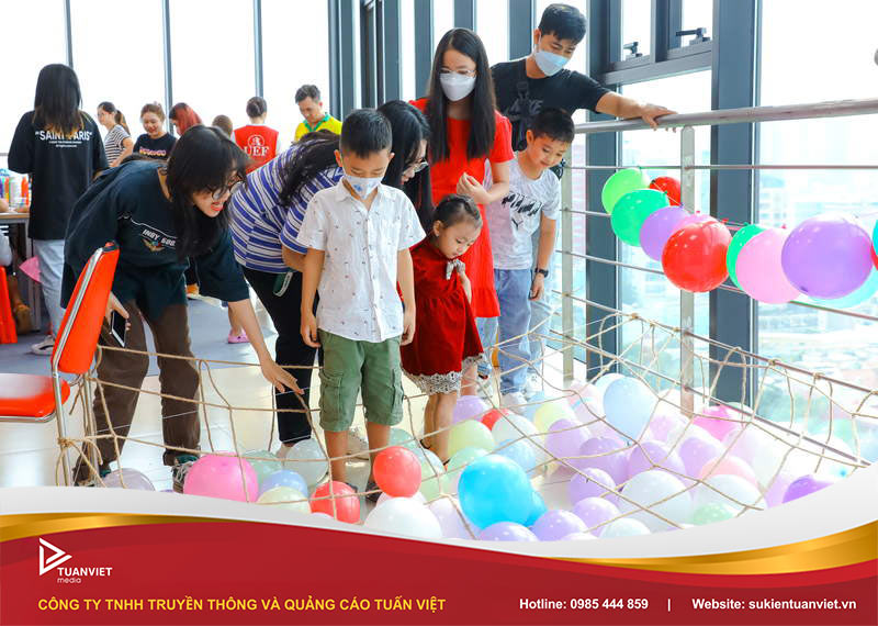 tổ chức tiệc 1/6 tại nhà cho bé