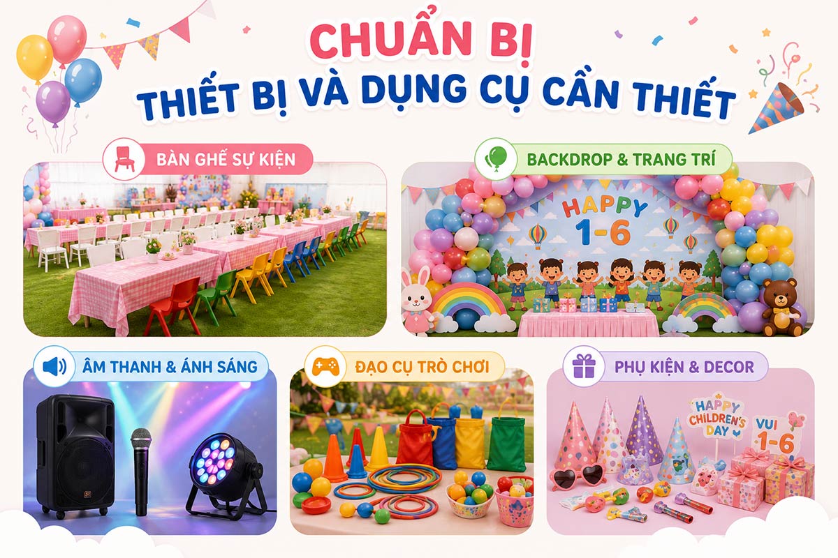 mẫu kế hoạch tổ chức 1/6 tại nhà