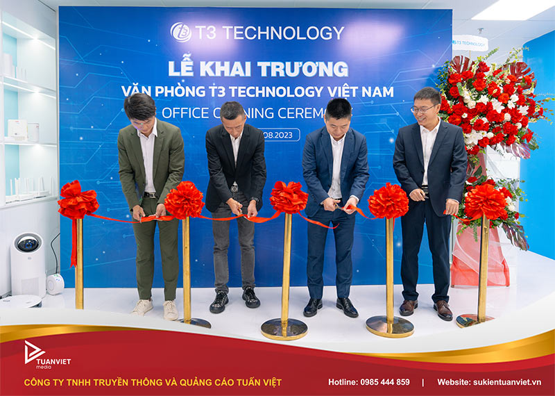 chi phí tổ chức sự kiện khai trương văn phòng