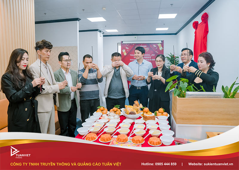 thiết kế thi công khai trương văn phòng mới