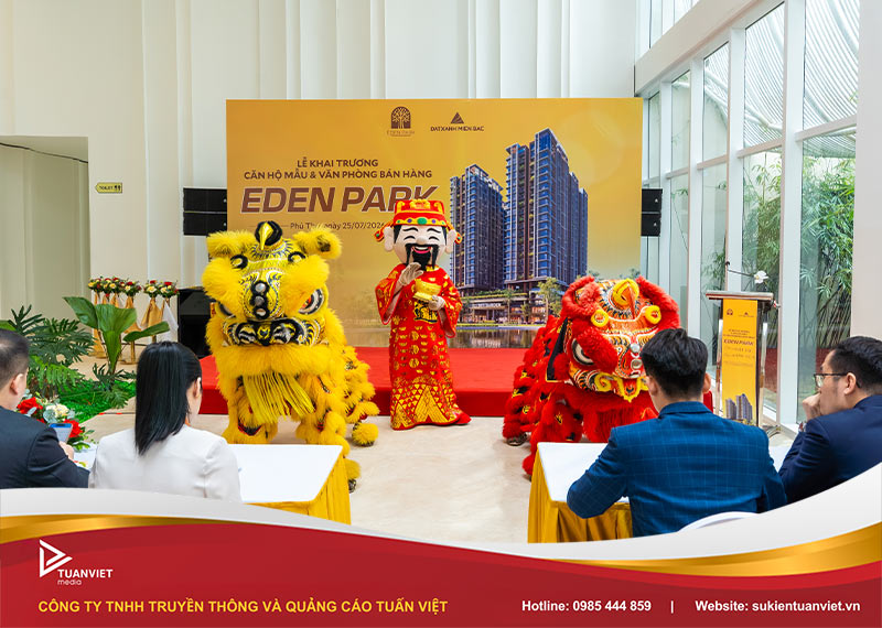 dịch vụ múa lân khai trương văn phòng
