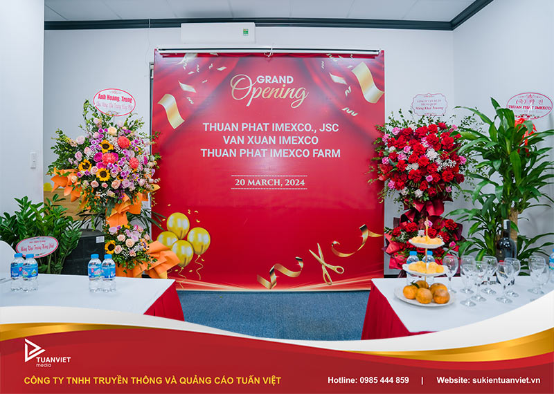 đơn vị tổ chức lễ khai trương văn phòng mới