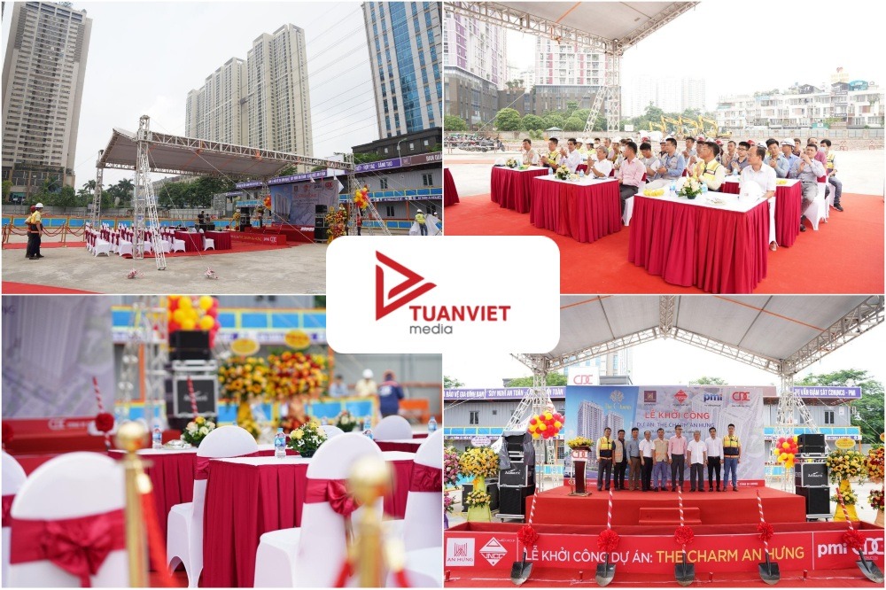 dịch vụ tổ chức sự kiện khởi công chuyên nghiệp tại Hà Nội