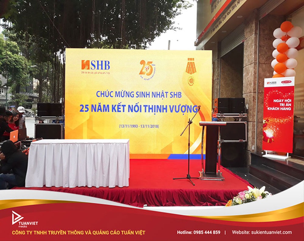 dịch vụ tổ chức sự kiện thành lập