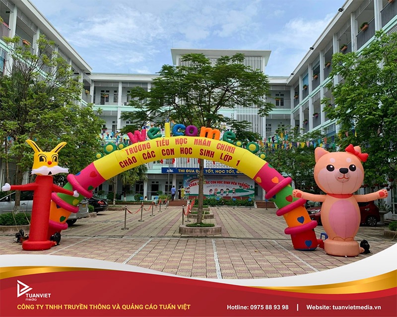 thuê rối hơi tổ chức khai trương