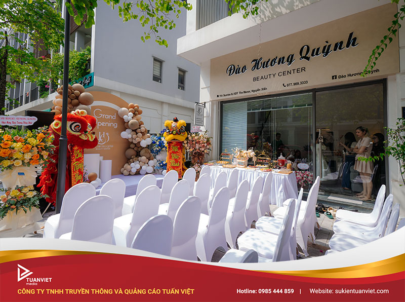 tổ chức sự kiện khai trương spa trọn gói uy tín
