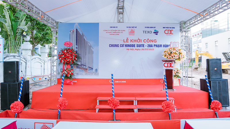 backdrop lễ khởi công động thổ