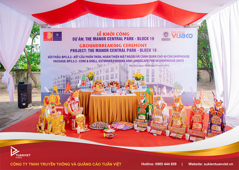 mẫu backdrop lễ khởi công 