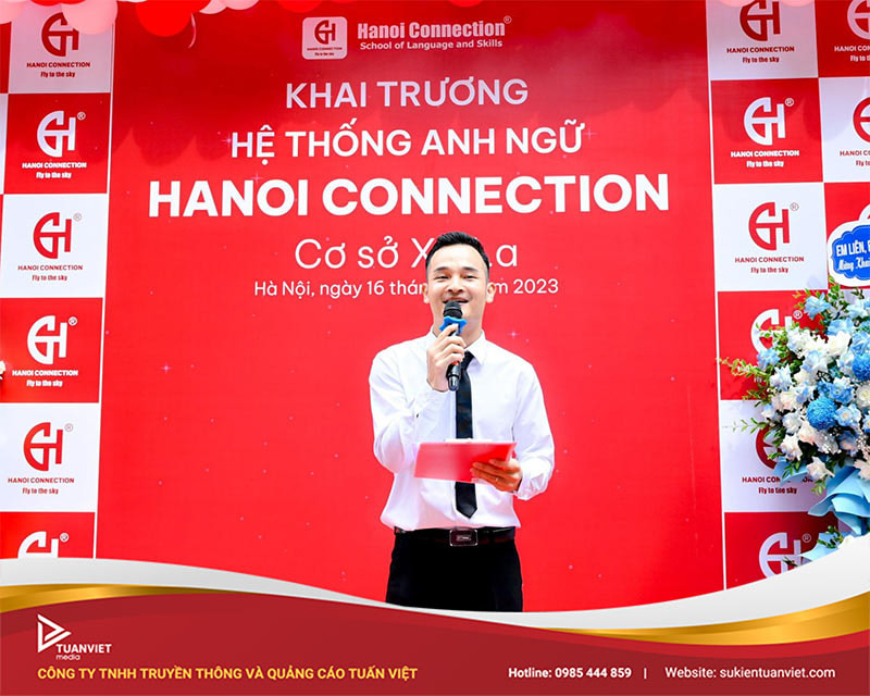 kịch bản khai trương trung tâm tiếng anh