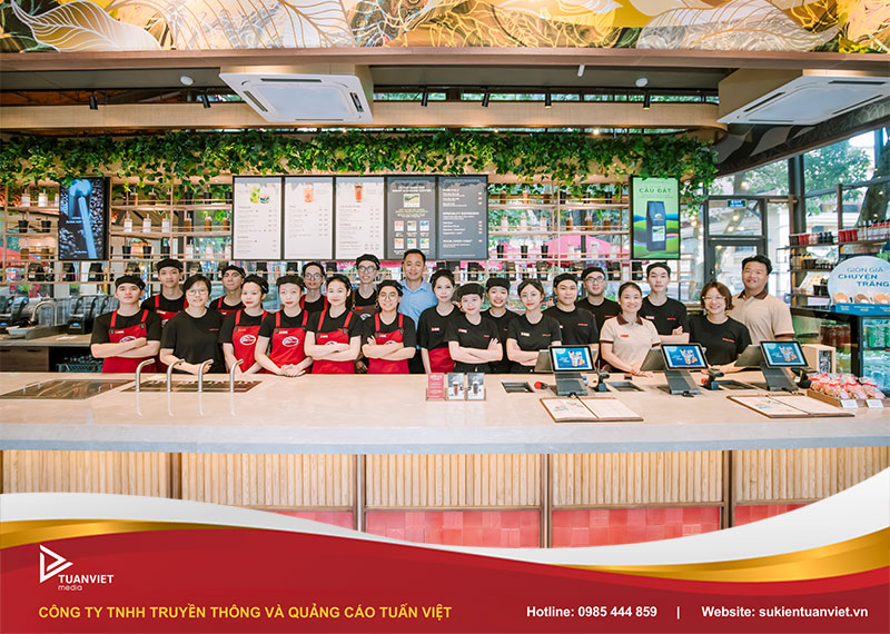 Setup khai trương cafe