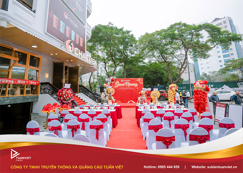 dịch vụ tổ chức khai trương quán cafe