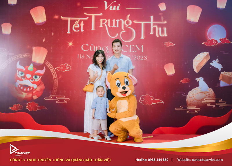 trang trí tết trung thu đẹp