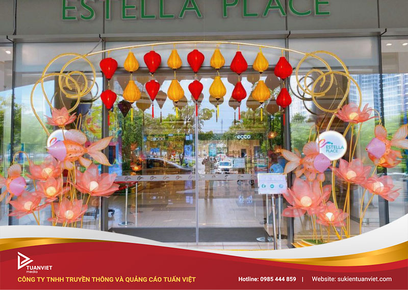 trang trí cổng chào trung thu đẹp