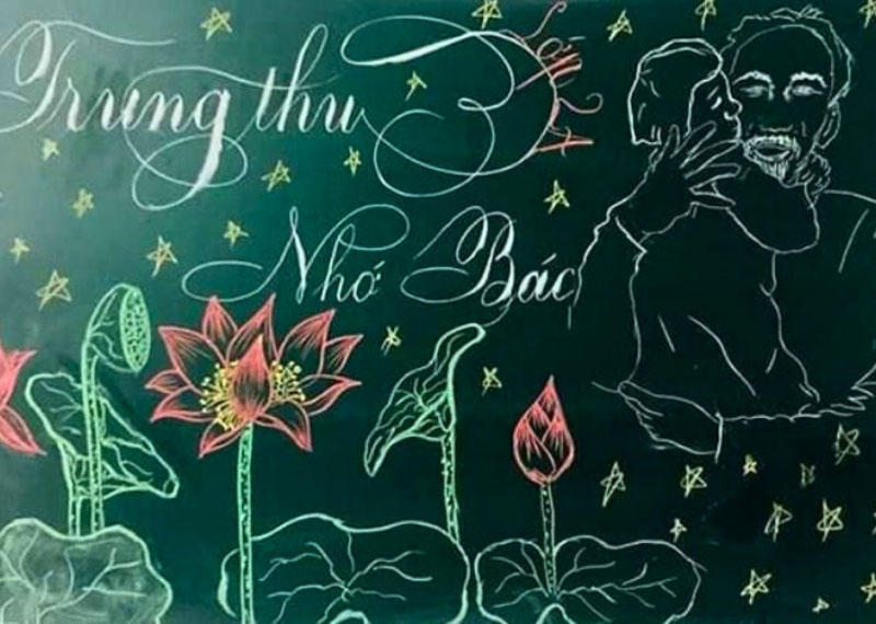 trang trí trung thu mầm non