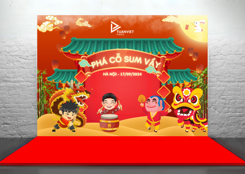 mẫu trang trí trung thu