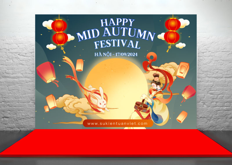 mẫu trang trí trung thu 2024