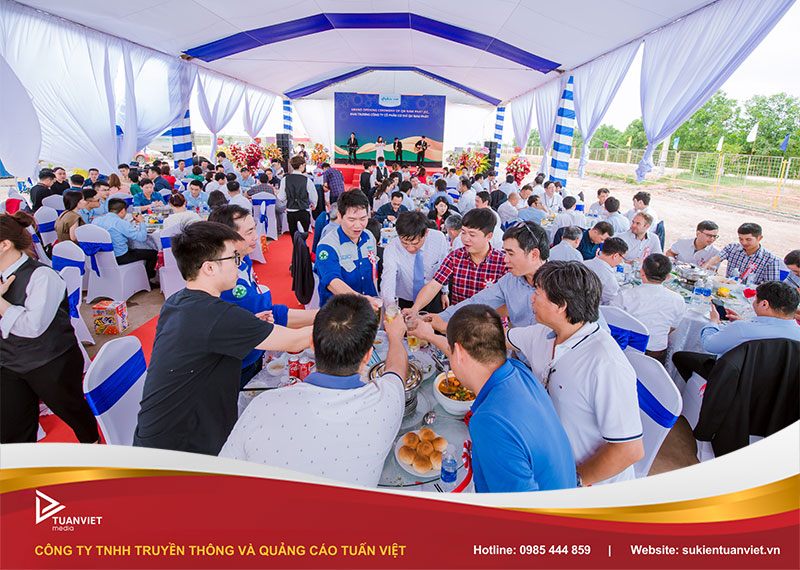 báo giá tổ chức lễ cất nóc dự án trọn gói