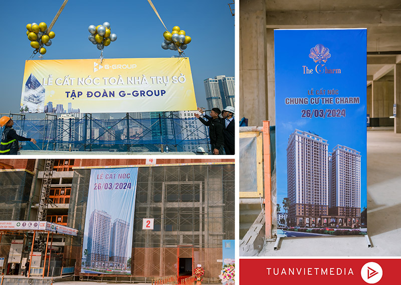 báo giá tổ chúc cất nóc công trình