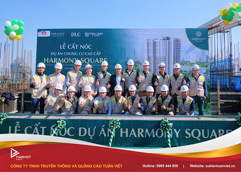 tổ chức sự kiện cất nóc công trình trọn gói